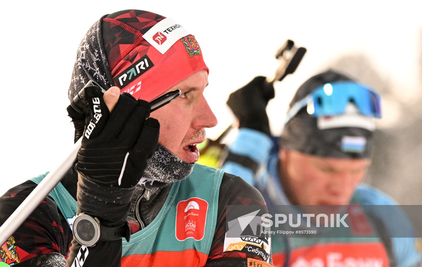 Russia Biathlon Cup Men Pursuit