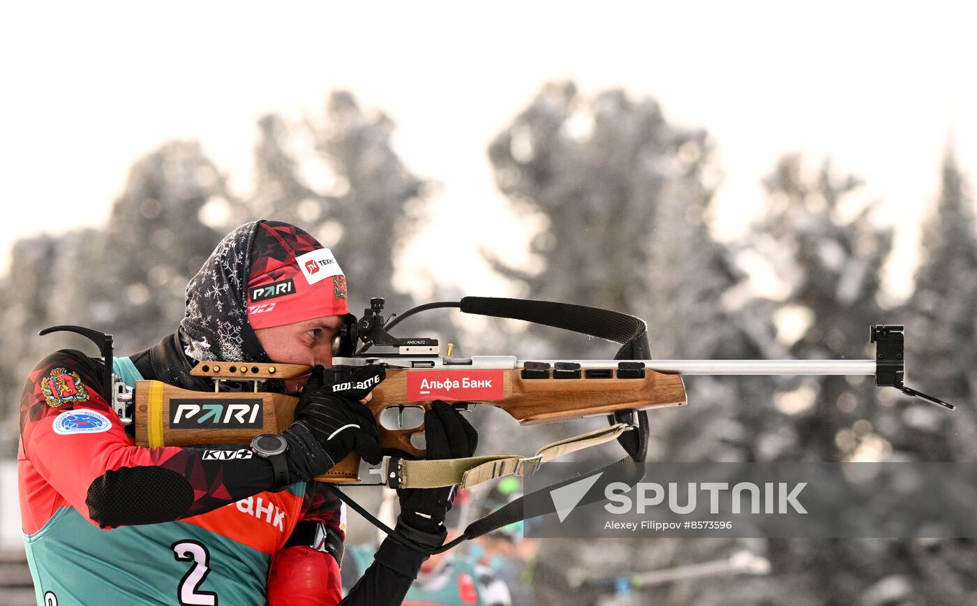 Russia Biathlon Cup Men Pursuit