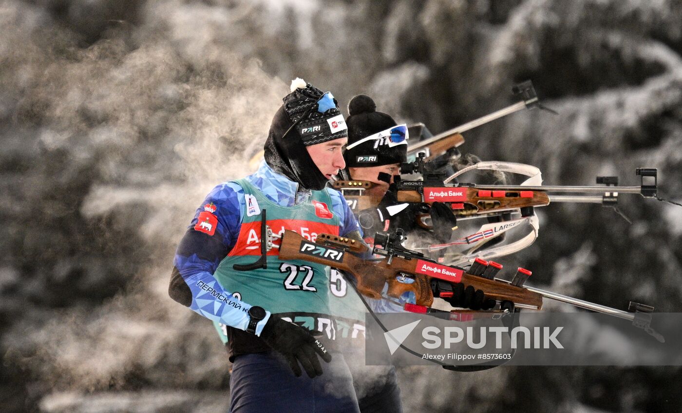 Russia Biathlon Cup Men Pursuit