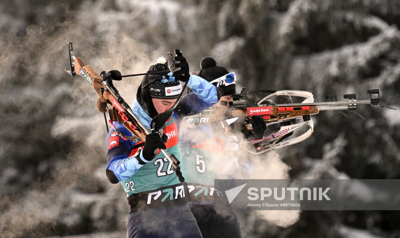 Russia Biathlon Cup Men Pursuit