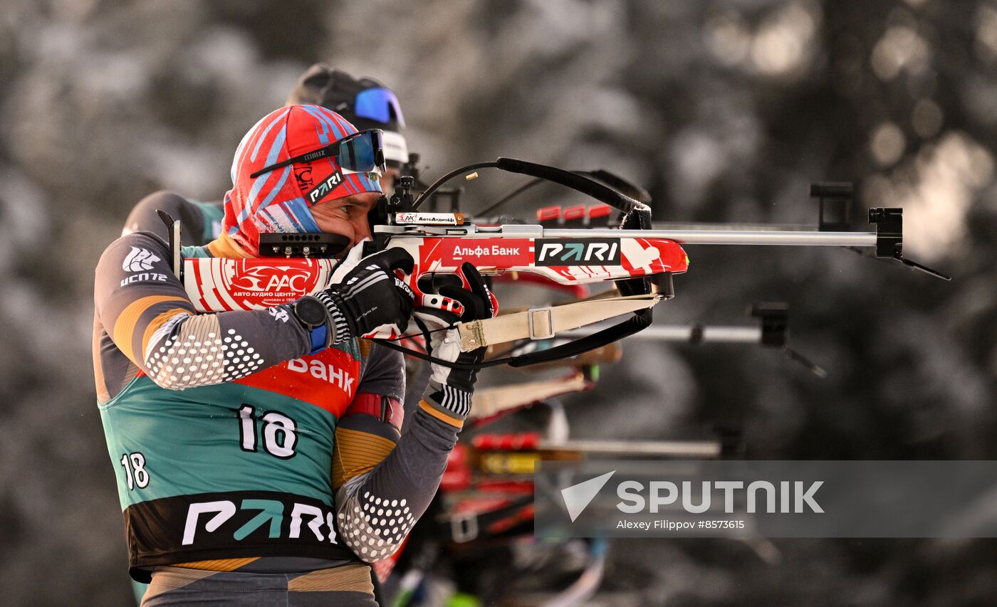 Russia Biathlon Cup Men Pursuit