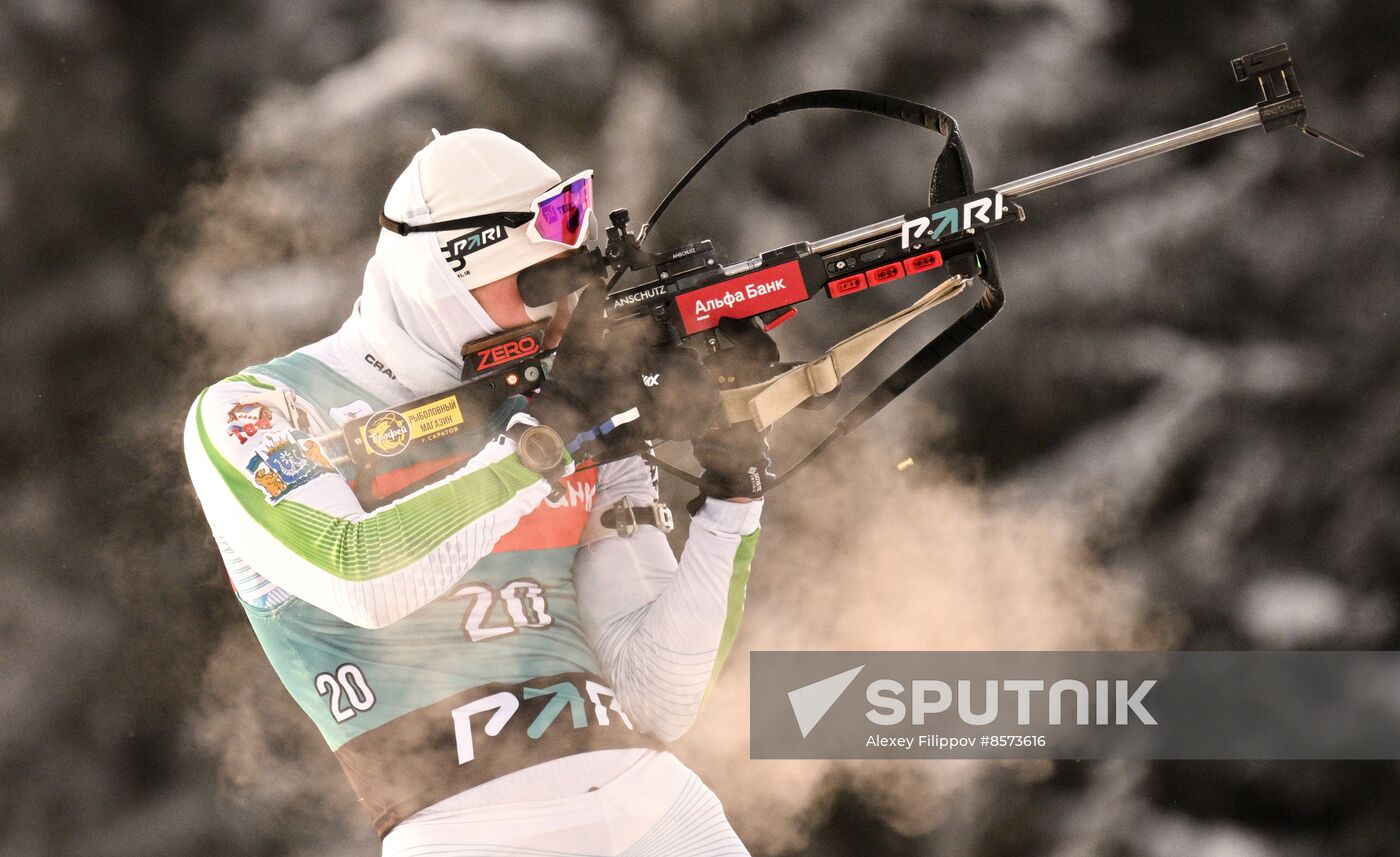 Russia Biathlon Cup Men Pursuit