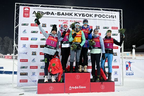 Russia Biathlon Cup Women Pursuit