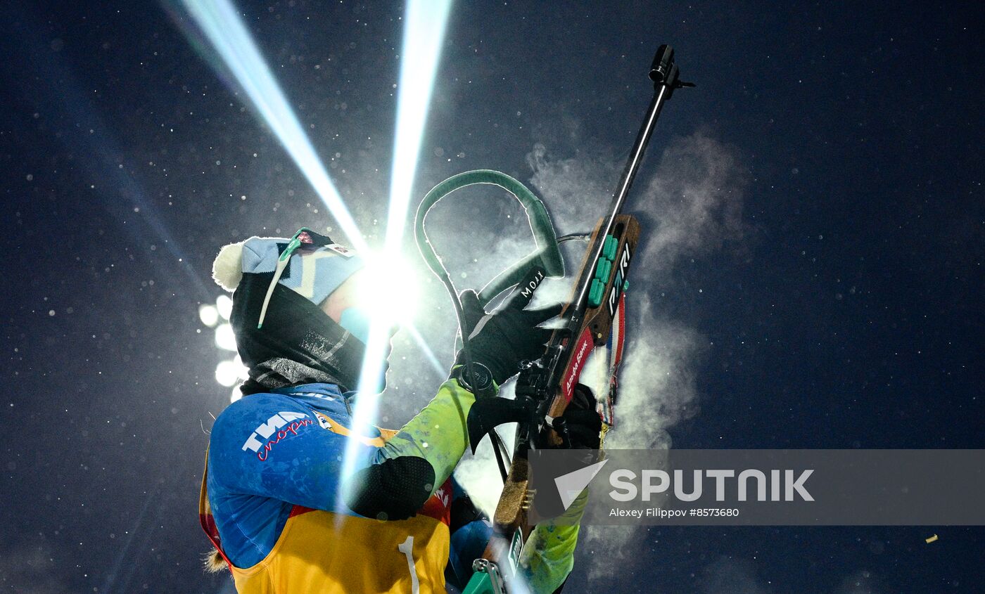 Russia Biathlon Cup Women Pursuit