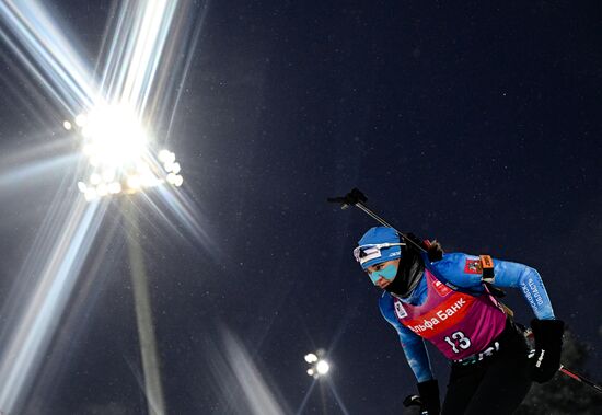 Russia Biathlon Cup Women Pursuit