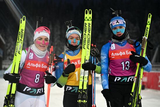 Russia Biathlon Cup Women Pursuit