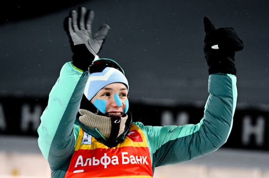 Russia Biathlon Cup Women Pursuit