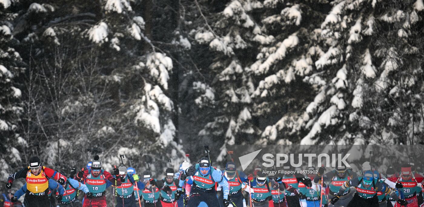 Russia Biathlon Cup Men Mass Start