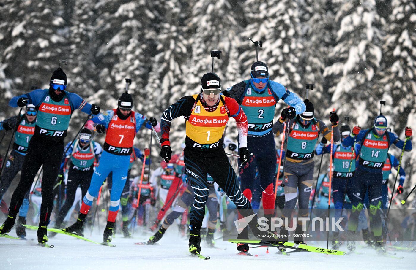 Russia Biathlon Cup Men Mass Start