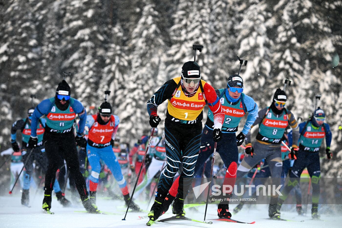 Russia Biathlon Cup Men Mass Start