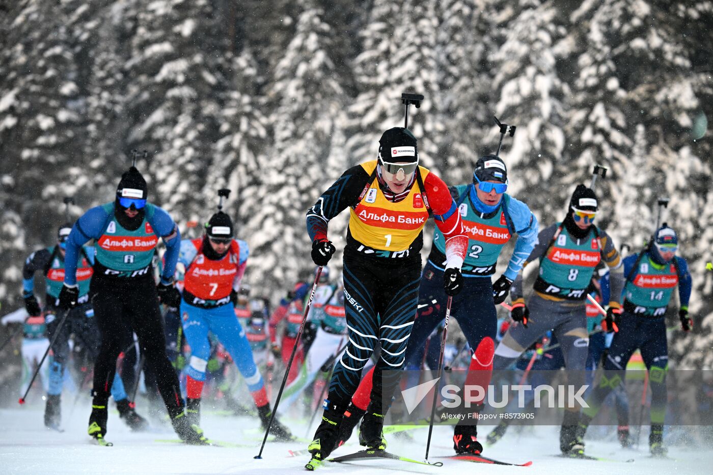 Russia Biathlon Cup Men Mass Start