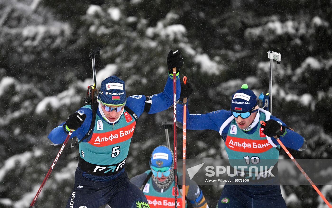 Russia Biathlon Cup Men Mass Start