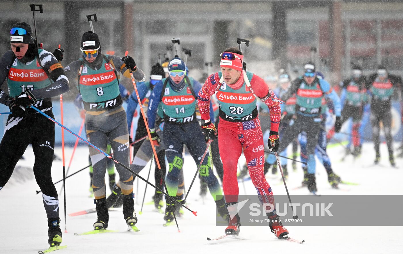 Russia Biathlon Cup Men Mass Start