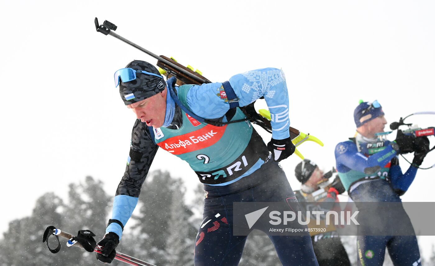 Russia Biathlon Cup Men Mass Start