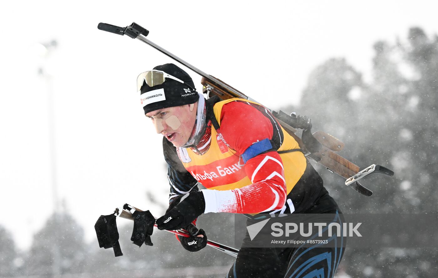 Russia Biathlon Cup Men Mass Start