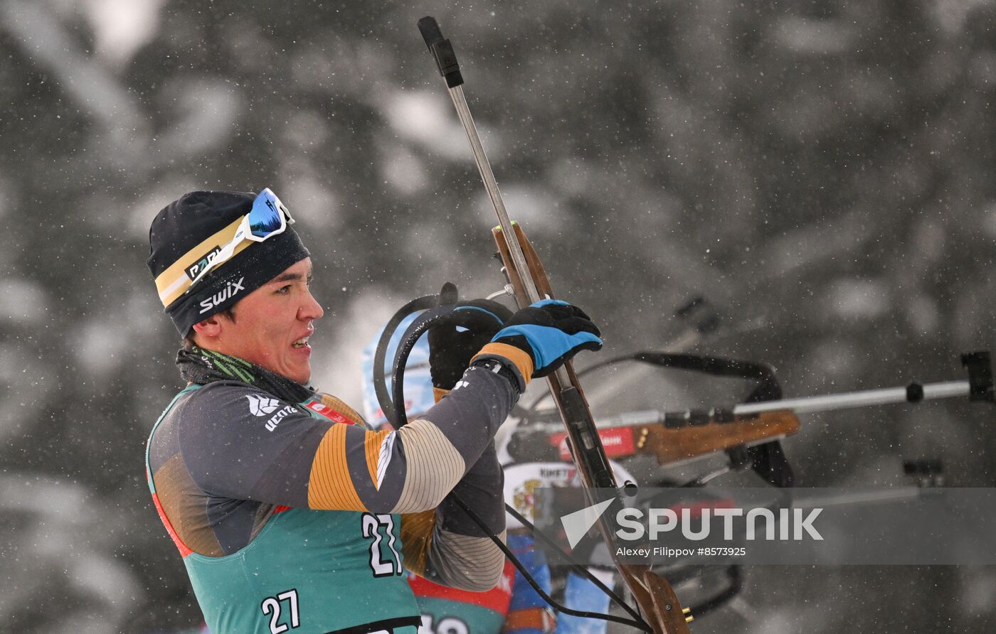 Russia Biathlon Cup Men Mass Start