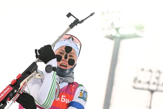 Russia Biathlon Cup Women Mass Start