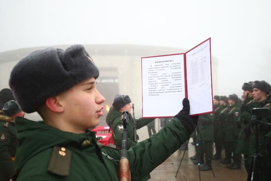 Russia Southern Military District Oath Taking