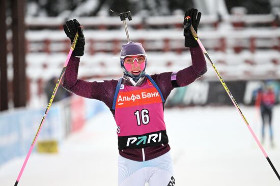 Russia Biathlon Cup Women Mass Start