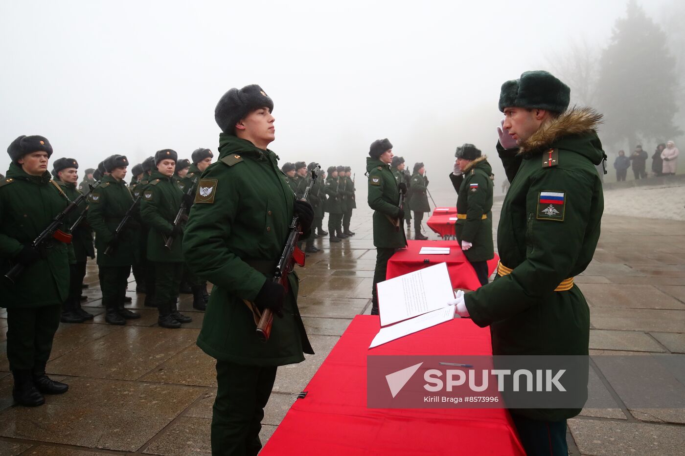 Russia Southern Military District Oath Taking