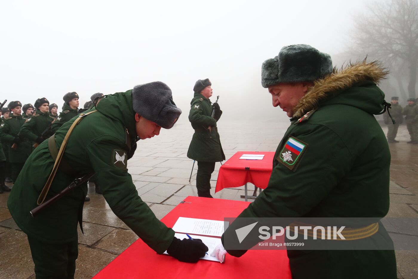 Russia Southern Military District Oath Taking