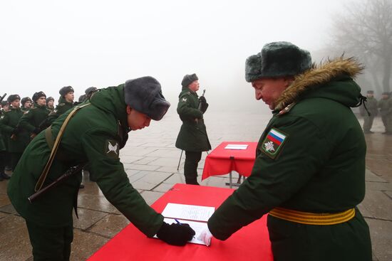 Russia Southern Military District Oath Taking