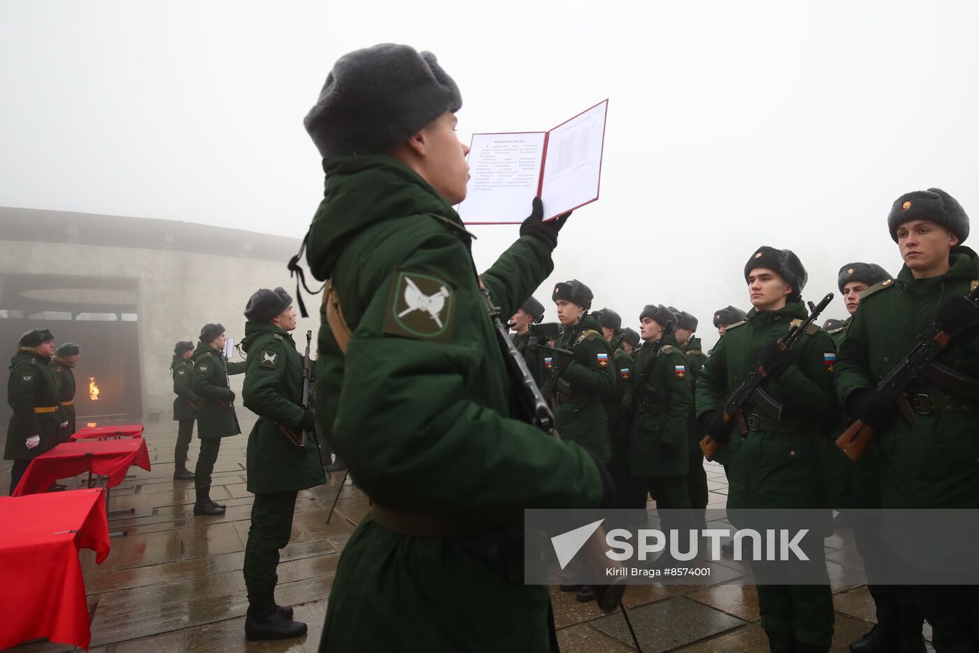 Russia Southern Military District Oath Taking