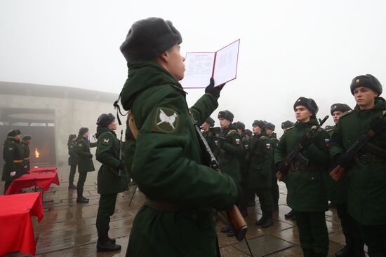 Russia Southern Military District Oath Taking