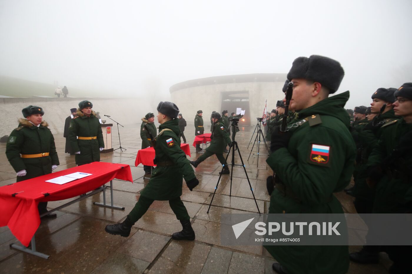 Russia Southern Military District Oath Taking