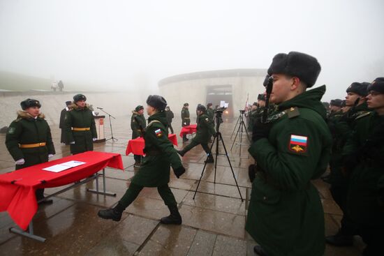 Russia Southern Military District Oath Taking