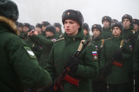 Russia Southern Military District Oath Taking