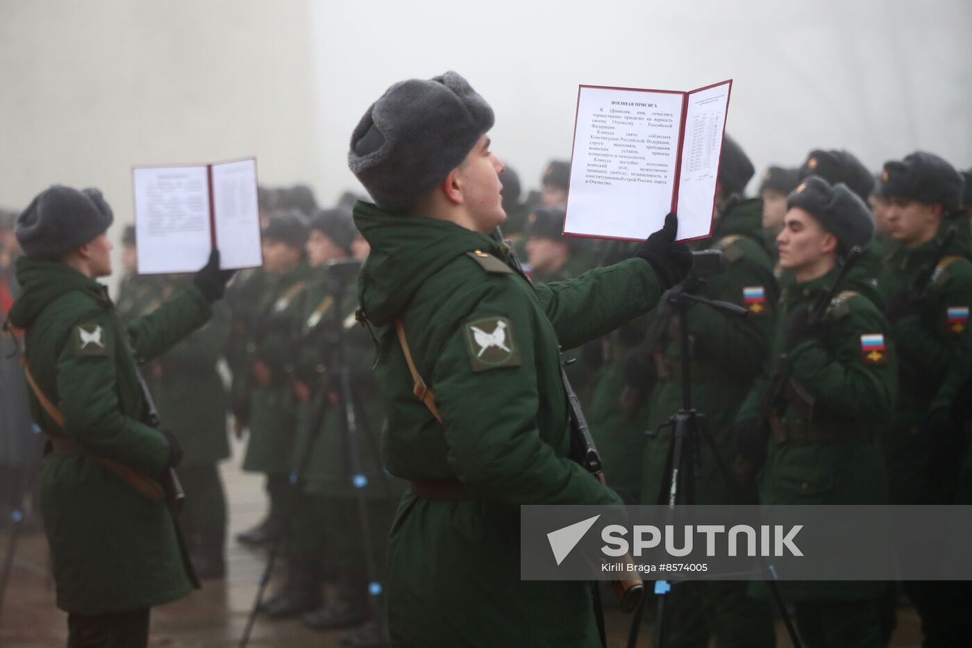 Russia Southern Military District Oath Taking