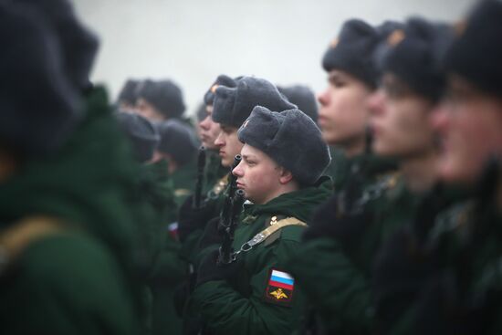 Russia Southern Military District Oath Taking