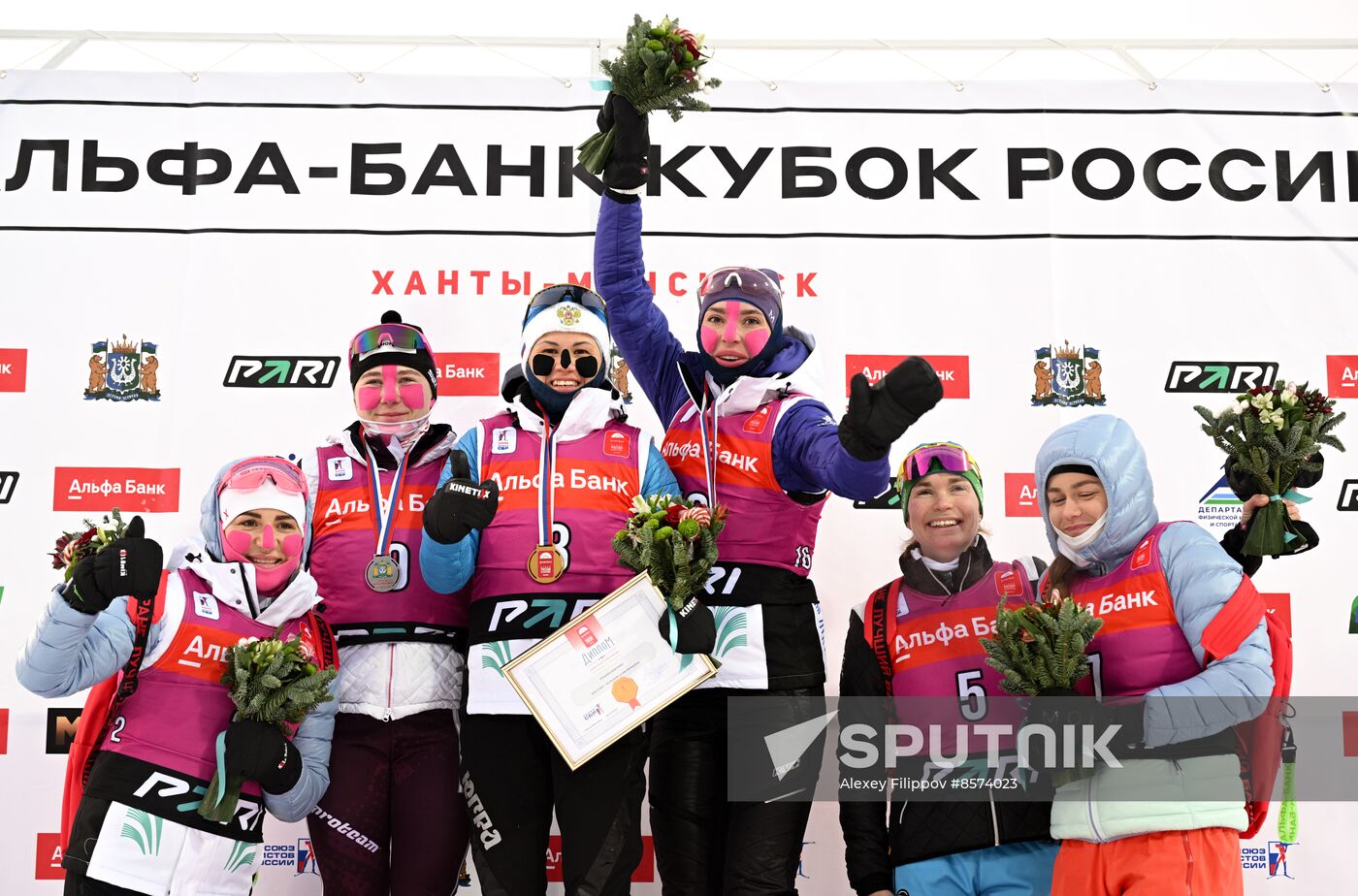 Russia Biathlon Cup Women Mass Start