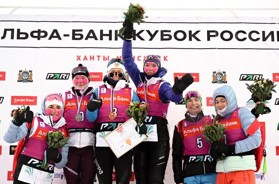 Russia Biathlon Cup Women Mass Start