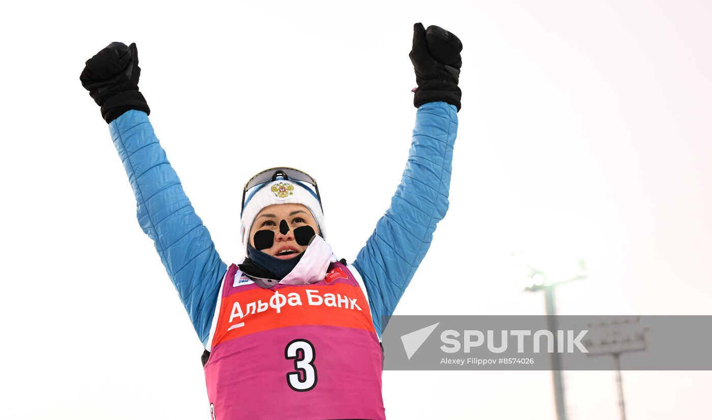 Russia Biathlon Cup Women Mass Start