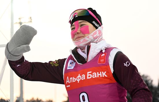 Russia Biathlon Cup Women Mass Start