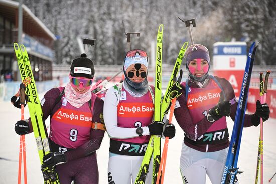 Russia Biathlon Cup Women Mass Start