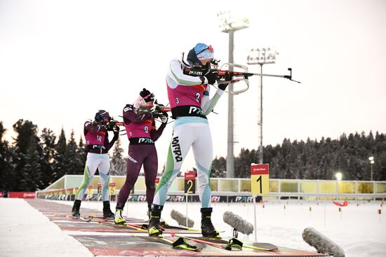 Russia Biathlon Cup Women Mass Start