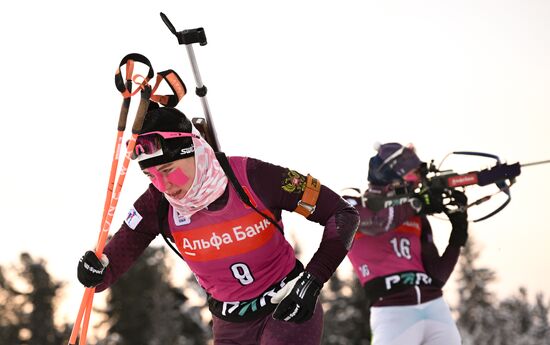 Russia Biathlon Cup Women Mass Start