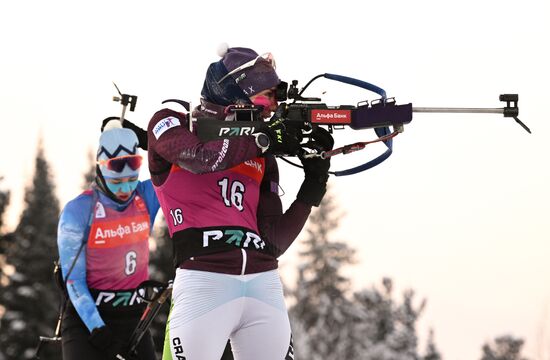 Russia Biathlon Cup Women Mass Start