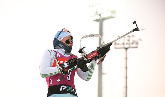 Russia Biathlon Cup Women Mass Start