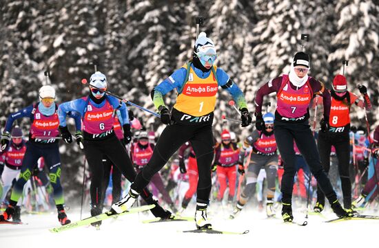 Russia Biathlon Cup Women Mass Start