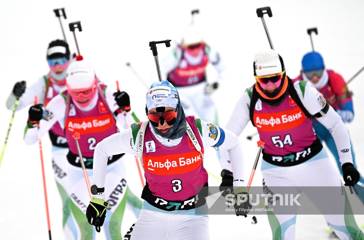 Russia Biathlon Cup Women Mass Start