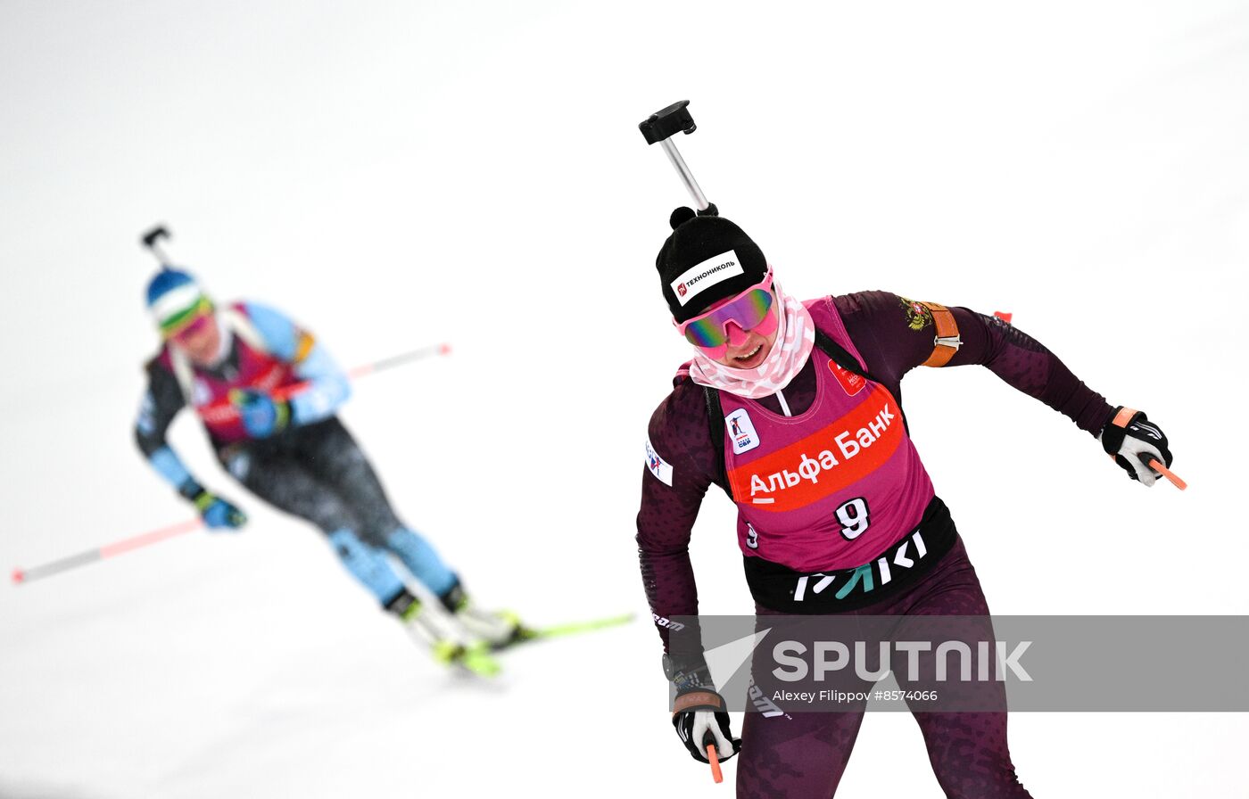 Russia Biathlon Cup Women Mass Start