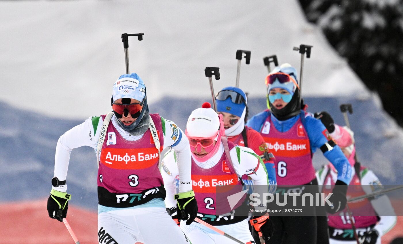 Russia Biathlon Cup Women Mass Start