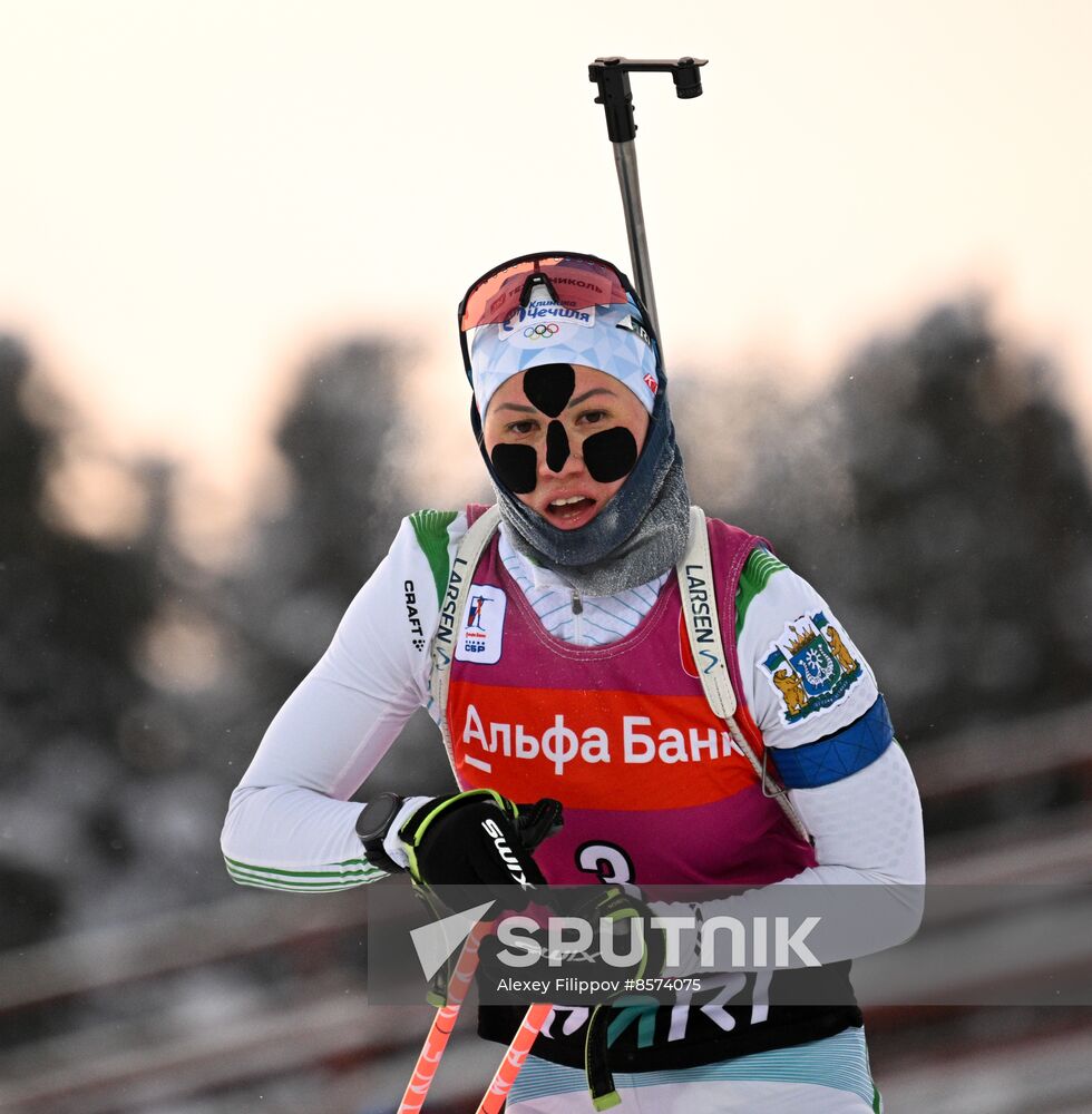 Russia Biathlon Cup Women Mass Start