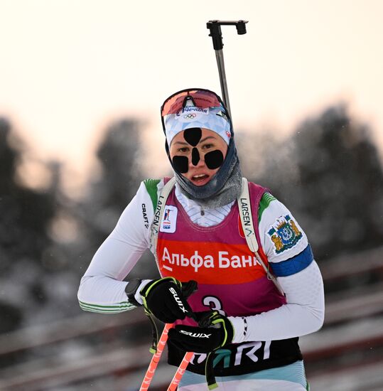 Russia Biathlon Cup Women Mass Start