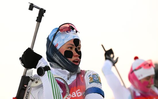 Russia Biathlon Cup Women Mass Start