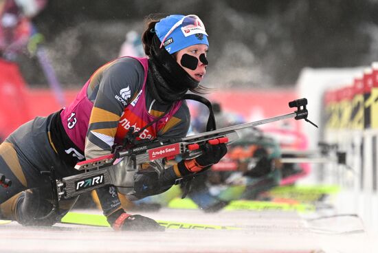 Russia Biathlon Cup Women Mass Start